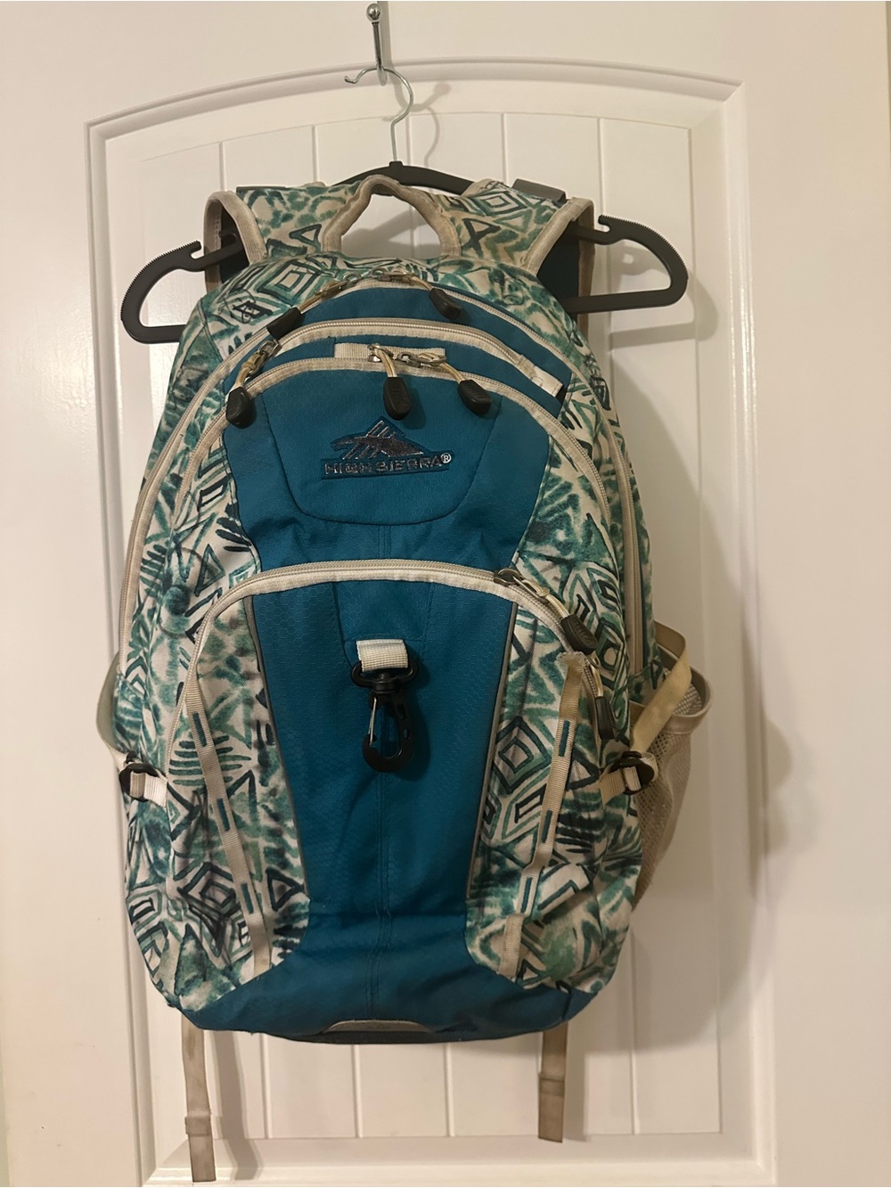 High Sierra blue backpack